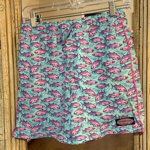 Vineyard Vines Men’s Fish Print Swim Shorts